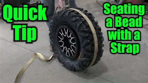 how to set bead on skid steer tire|skid steer tire seal on rim.